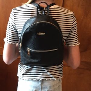 Black Mini Backpack